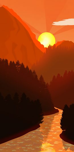 [4K 2160x3840]日落 手机壁纸图片