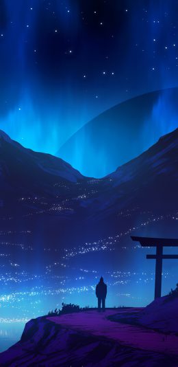 唯美动漫风景（2340x1080）手机壁纸