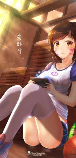 DVA的灯笼裤手机壁纸