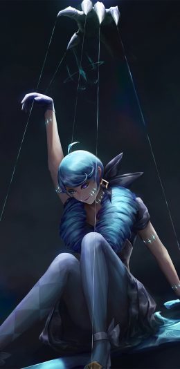 LOL英雄联盟灵罗娃娃 原画 同人 格温4k手机壁纸