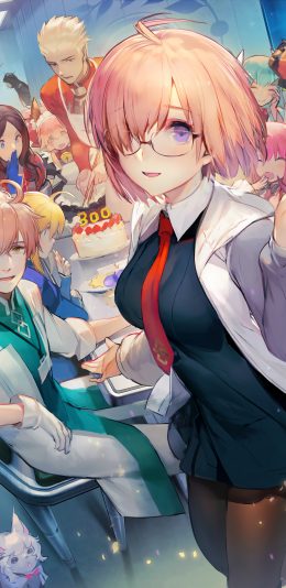 fate大家族 学妹玛修4k竖屏手机壁纸