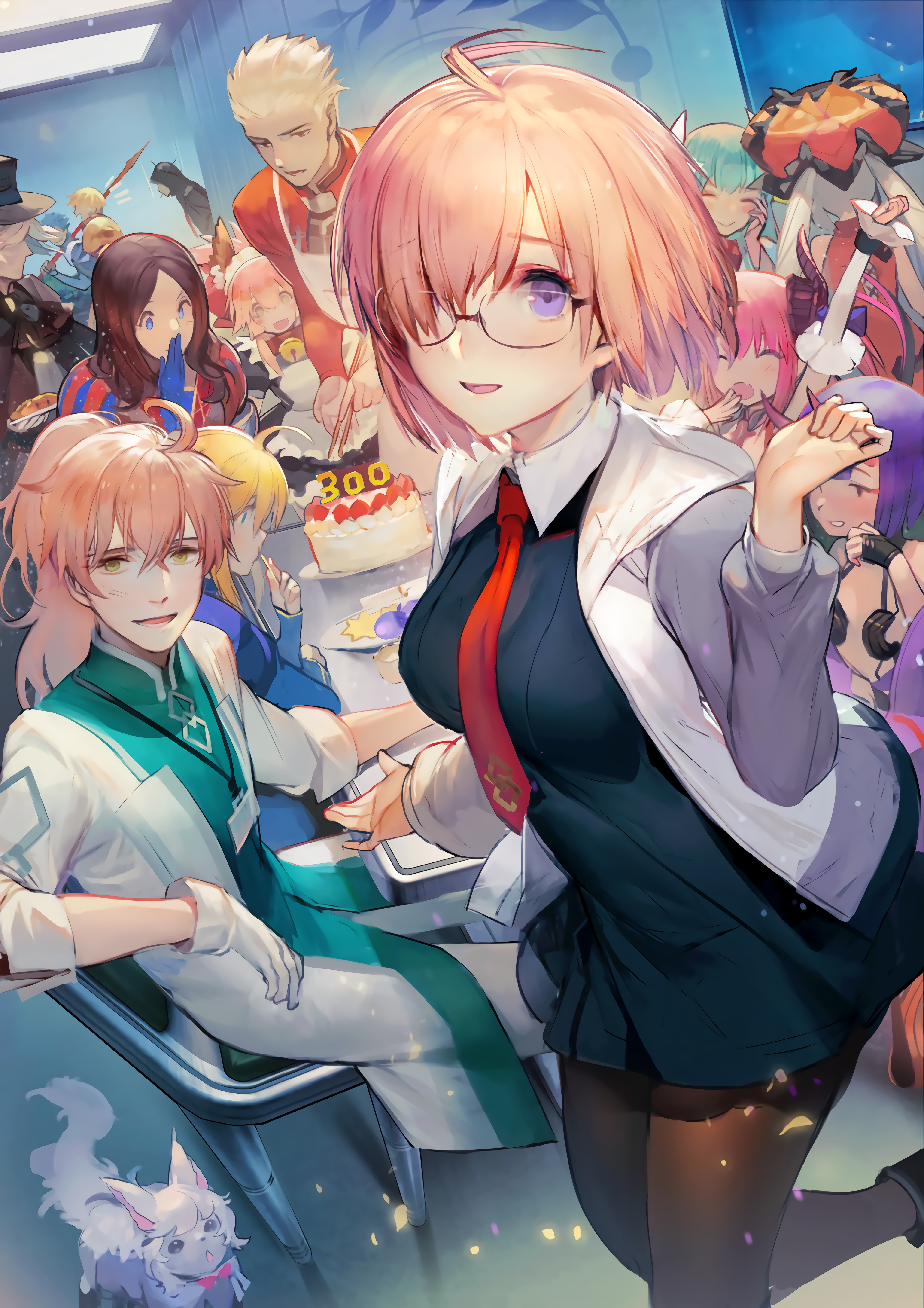 fate大家族 学妹玛修4k竖屏手机壁纸