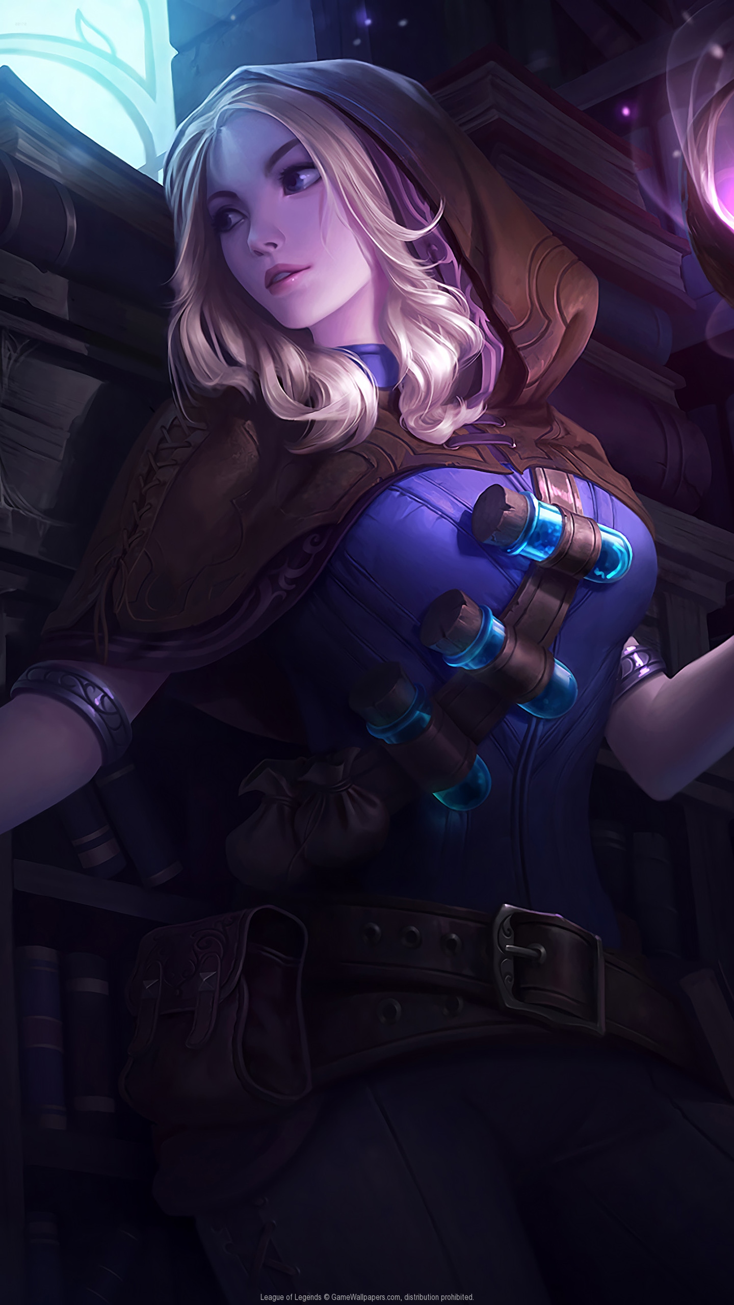 英雄联盟lol拉克丝 光辉女郎 2k手机壁纸