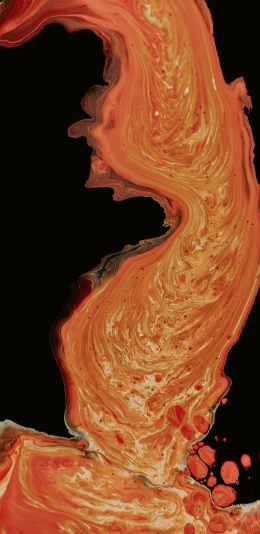 黑色省电抽象图案6K手机壁纸