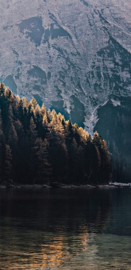 湖泊 2K 3200x1440手机壁纸，三星s20专用