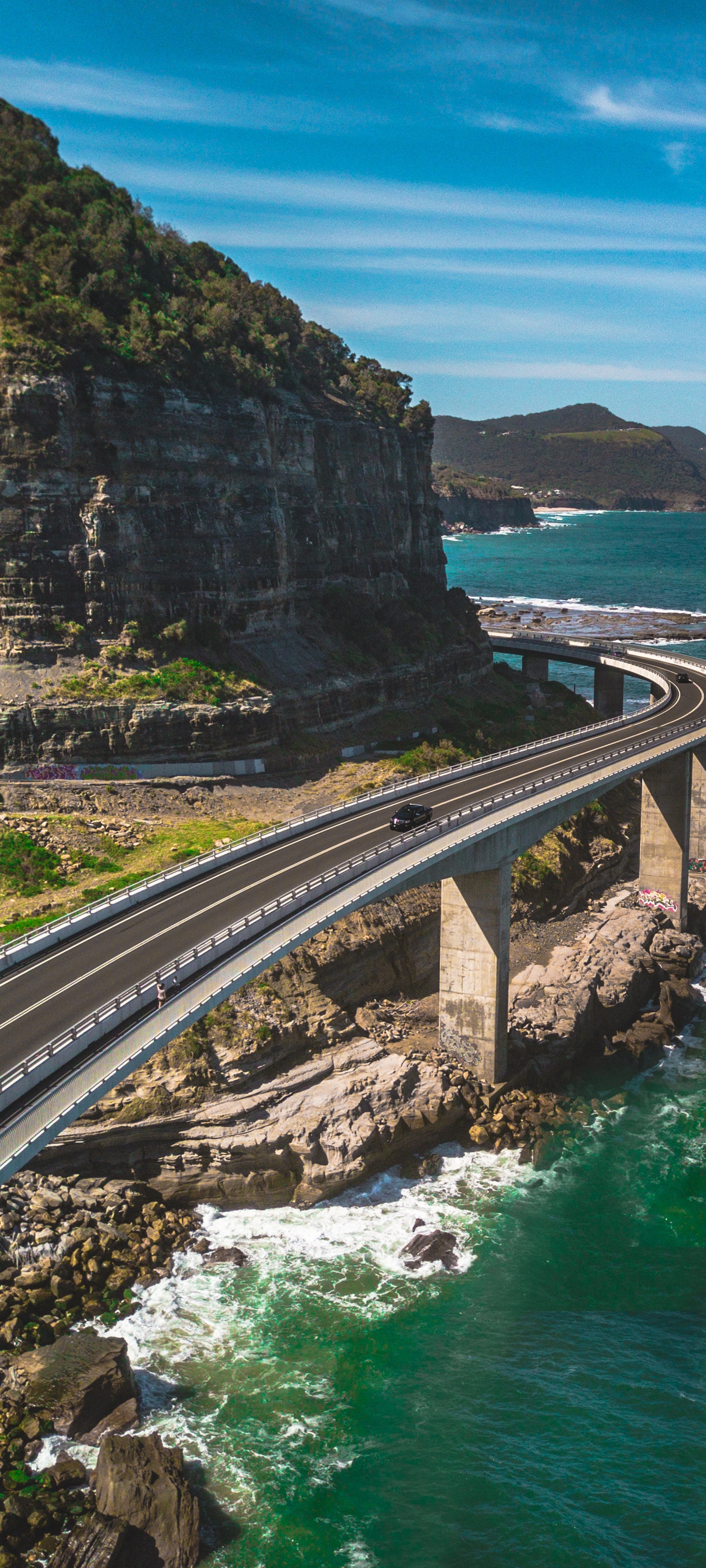 3200×1440海岸线公路壁纸
