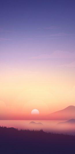 晚霞唯美动漫4K壁纸