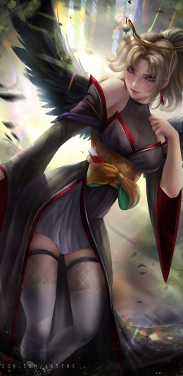 《守望先锋天使mercy》5k手机壁纸