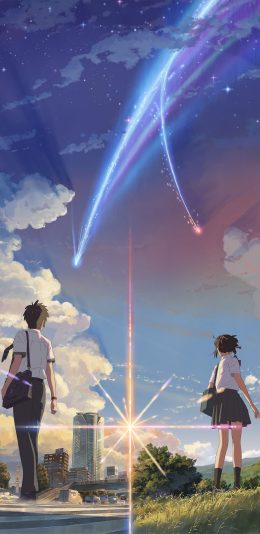 你的名字的剧照海报4k手机壁纸竖屏
