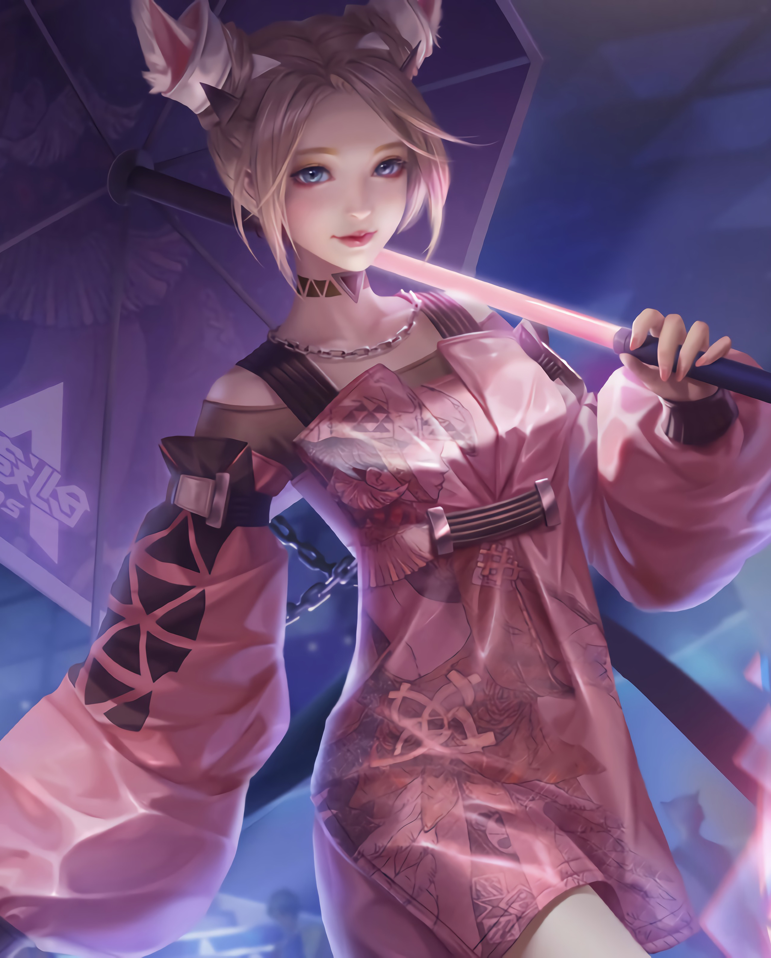 公孙离 无限星赏官 王者荣耀3k手机壁纸全面屏