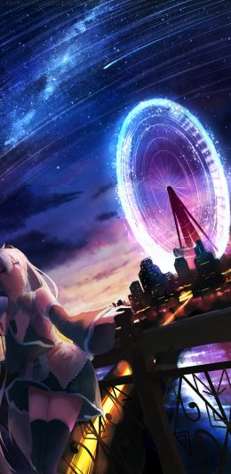 初音未来公主殿下 miku 摩天轮 高清手机壁纸