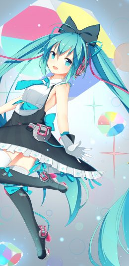 初音未来长发裙子4k手机壁纸