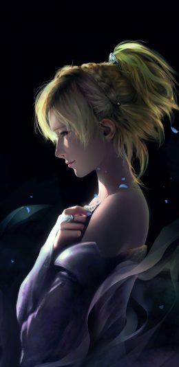 唯美动漫插画女生1080x1920手机壁纸竖屏