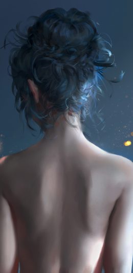 女孩少女 背部唯美 4k手机壁纸竖屏动漫美女