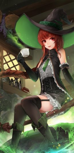 小美女巫师4k竖屏手机壁纸