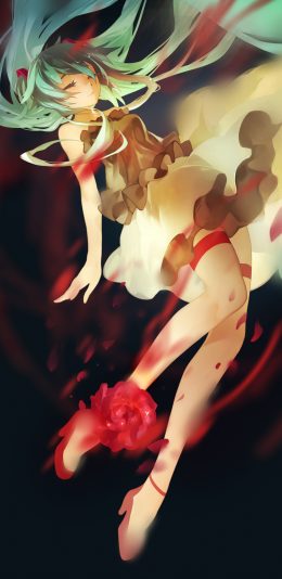 涂鸦绘画插图 初音手机动漫壁纸竖屏