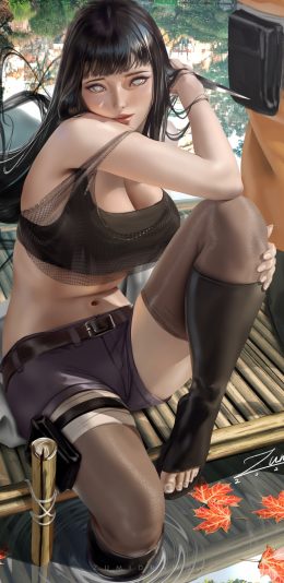 火影忍者 性感美女 长发 大腿3k全面屏高清手机壁纸下载