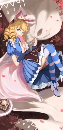 爱丽丝·妲己高清全面屏手机壁纸