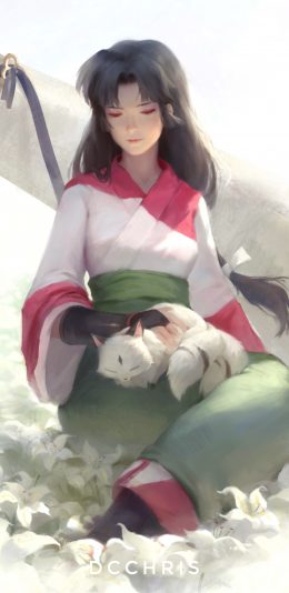 犬夜叉4k手机壁纸动漫女生竖屏