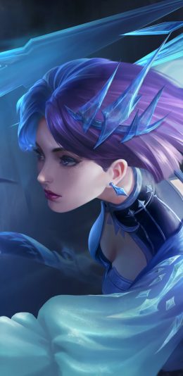 王者荣耀 镜-冰刃幻境4k手机壁纸竖屏游戏2160x3840