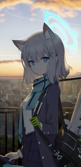 【电脑壁纸】砂狼 插画 女孩子 兽耳少女 动漫风景4k壁纸