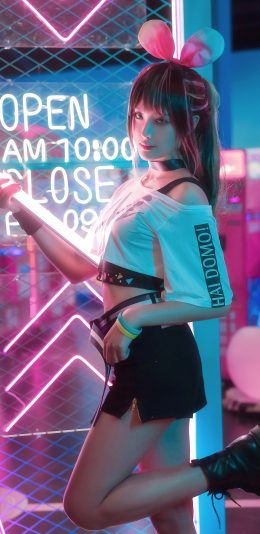 科幻少女4k手机壁纸2160x3840