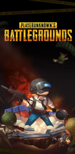 绝地求生 吃鸡吃鸡-Q版手机壁纸