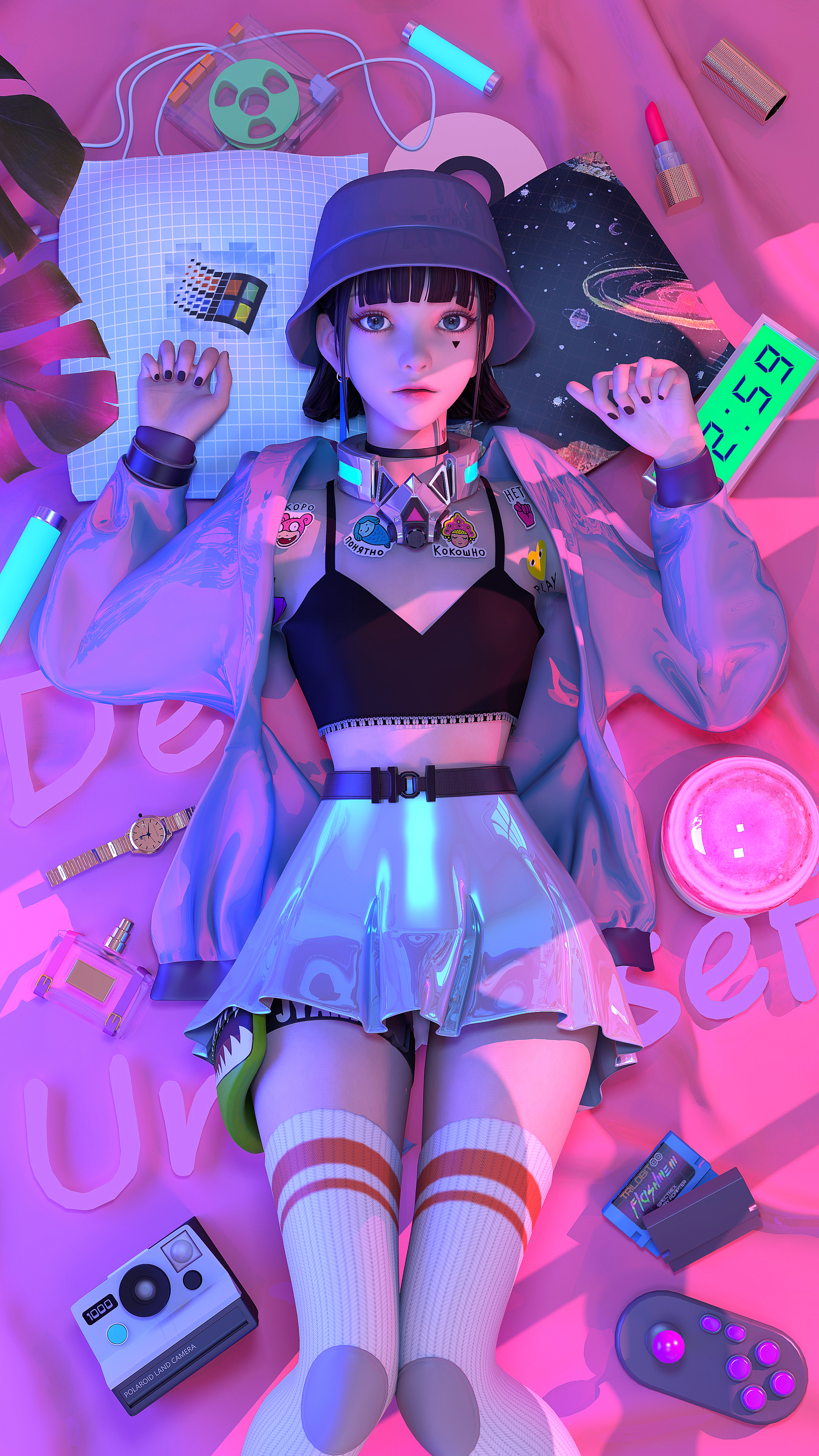 赛博朋克风格 集原美4k手机壁纸2160×3840