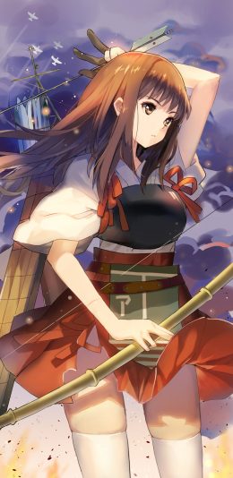 赤城动漫少女2k手机壁纸竖屏