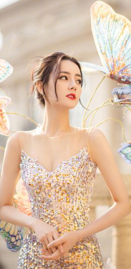 迪丽热巴蝴蝶仙子4k高清手机壁纸2160x3840