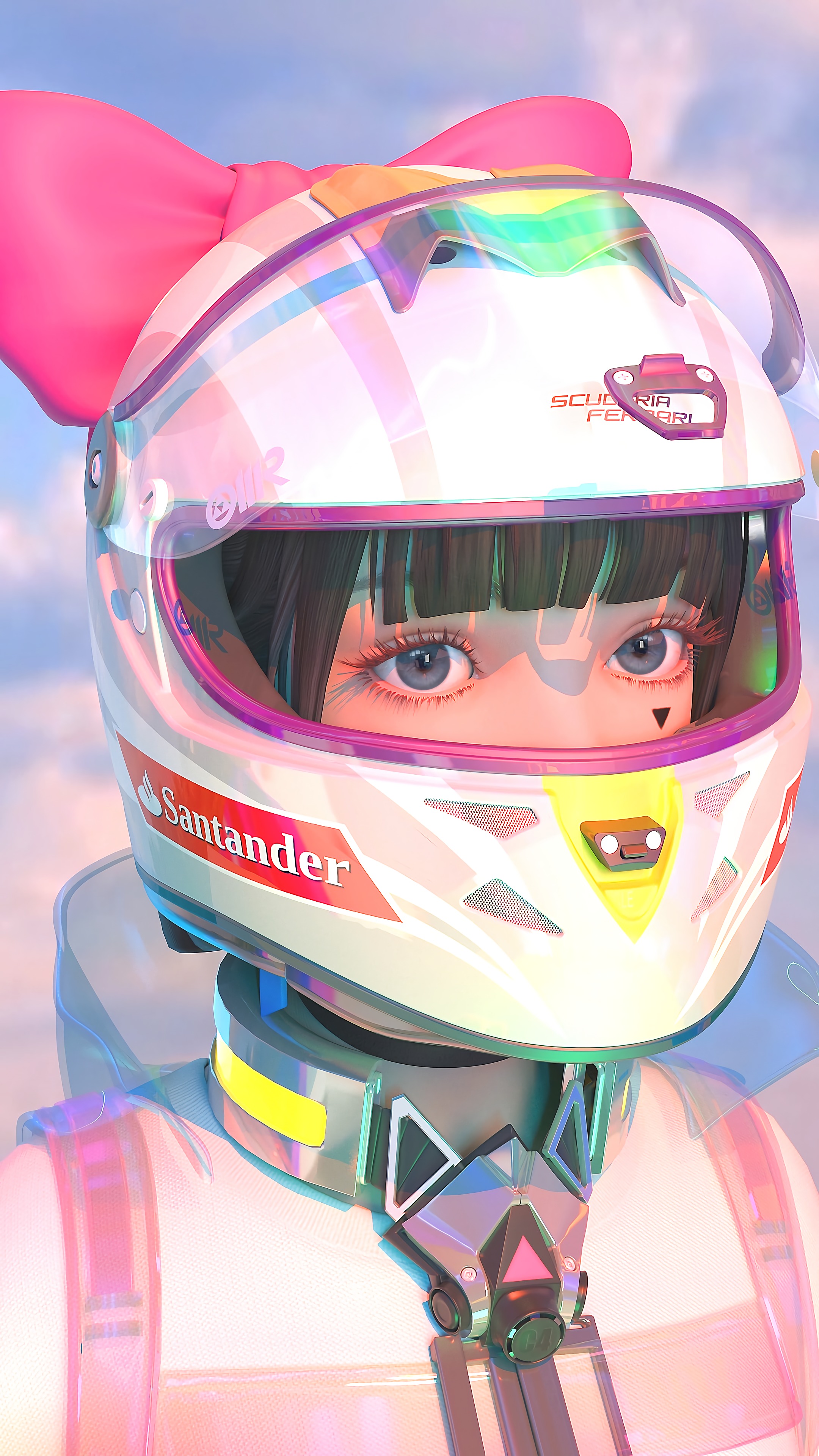 集原美头盔4k手机壁纸竖版动漫2160×3840