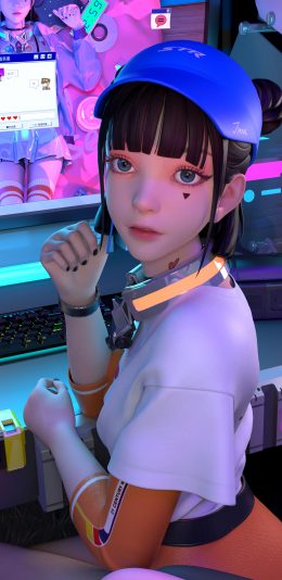 集原美电玩少女4k手机壁纸竖屏动漫