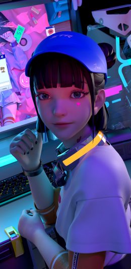 集原美电玩少女4k手机壁纸竖版动漫